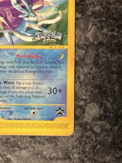Suicune Pokemon 4Ever 2002 Movie Black Star Promo #53 DMG - Image 4