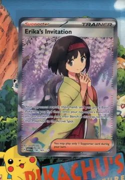 Pokemon TCG Erika's Invitation 196/165 Sv: Scarlet & Violet 151 Holo NM - Image 1