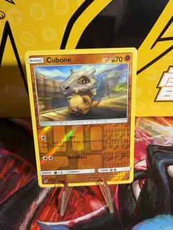 Cubone 52/111 Common Crimson Invasion Pokemon Reverse Holo Near Mint - Image 1