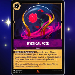 Mystical Rose Item Card - Rare - Disney Lorcana TCG Ursula's Return #64/204 - Image 1