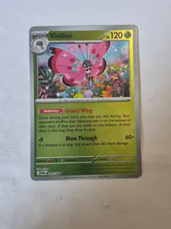 Vivillon 009/088 Uncommon Perfect Order Pokemon Reverse Holo Near Mint - Image 1