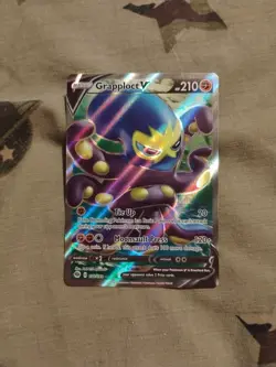 Pokemon TCG Grapploct v 072/073 Champion's Path Full Art NM - Image 1