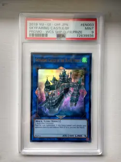 Yu-Gi-Oh! Skyfaring Castle of the Black Forest 2020-EN003 Ultra Rare PSA 9 Mint - Image 1