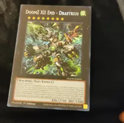 Yu-Gi-Oh! DoomZ XII End - Drastrius DOOD-EN045 Xyz Effect Konami 1st Edition - Image 1