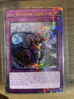 Big Welcome Labrynth | RA04-EN104 | Yu-Gi-Oh! TCG Quarter Century Secret Rare NM - Image 1