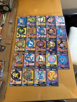 1999 Pokemon Cards PokeTrivia Burger King Cards-24 Blastoise,Articuno,Moltres - Image 1
