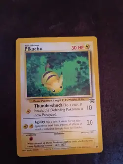 Pokemon Pikachu TCG Black Star Promos Card #27 Regular Promo - Image 1