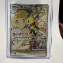 Pokemon TCG Lillie's Ribombee Card Journey Together Illustration, 164/159 - Image 1