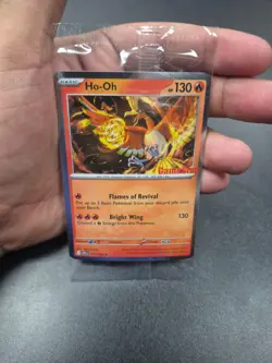 GameStop Stamped PROMO Ho-Oh Pokemon TCG trading card SEALED - Image 1