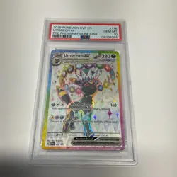 2025 POKEMON SVP EN-SV BLACK STAR PROMO #176 UMBREON EX PSA 10 - Image 1