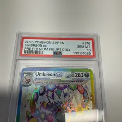 2025 POKEMON SVP EN-SV BLACK STAR PROMO #176 UMBREON EX PSA 10 - Image 2