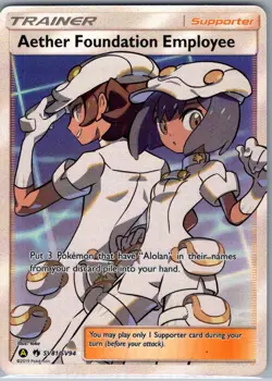 Aether Foundation Employee SV81/SV94 Hidden Fates: Shiny Vault - Pokemon - NM - Image 1