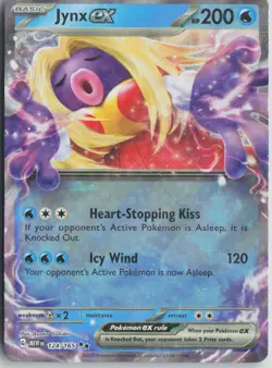 NM Jynx ex 124/165 Double Rare 151 Pokemon - Image 1