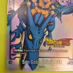 Dragon Ball Daima Promo Card Son Goku Mini English Rare Used - Image 4