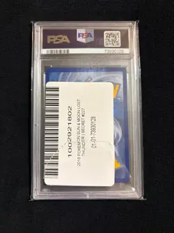 2018 POKEMON SUN & MOON LOST THUNDER SECRET #227 FULL ART/LUGIA GX PSA 9 - Image 2
