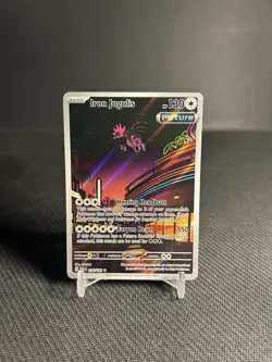 Pokemon TCG Iron Jugulis 216/182 SV04: Paradox Rift Holo LP - Image 1