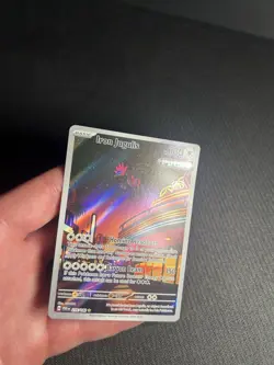 Pokemon TCG Iron Jugulis 216/182 SV04: Paradox Rift Holo LP - Image 5