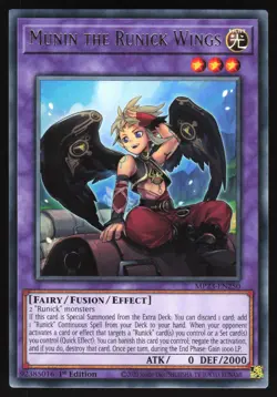 Munin the Runick Wings - MP23-EN250 - Rare - 1st Edition Yugioh - Image 1