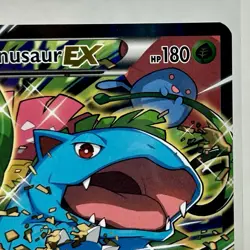 Pokemon TCG Venusaur EX Black Star Promo Full Art Holo Card XY123 - Image 3