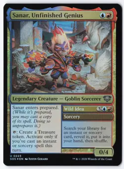 Sanar, Unfinished Genius 223 Foil Secrets of Strixhaven - Image 1