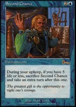 MTG Second Chance, Urza's Legacy, Moderately Played, English - Image 1
