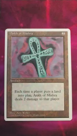 Ankh of Mishra. Fourth Edition, 4th. LP, but small scratch on back. See Picture. - Image 1