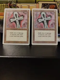 Ankh of Mishra Revised Edition Rare LP Vintage MTG - Image 3