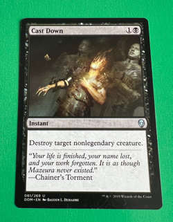 MTG - Cast Down - Dominaria - LP - Image 1