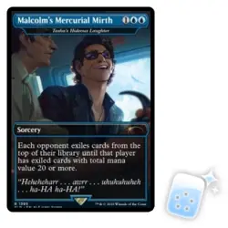 MALCOLM’S MERCURIAL MIRTH (TASHA’S HIDEOUS LAUGHTER) Secret Lair Magic MTG - Image 1