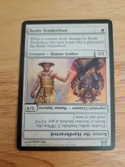 MTG - Bushi Tenderfoot - Champions of Kamigawa - Image 1