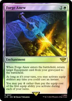 Forge Anew *Foil* - LTR - NM - Magic The Gathering - MTG - Image 1