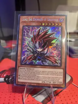 Yugioh Gorz the Emissary of Darkness BLMM-EN005 Secret Rare 1st Edition - Image 1