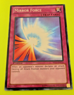 Yu-Gi-Oh Mirror Force Super Rare 1st Edition YS13-ENV14 Played - Image 1