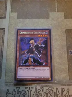 YUGIOH GRAVEKEEPER'S DESCENDANT SBC2-ENF11 SECRET 1ST ED NM SPEED DUEL - Image 1