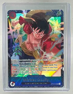 Monkey D. Luffy 2025 One Piece Treasure Cup Top 64 #OP12-015 Alternate Art - Image 1