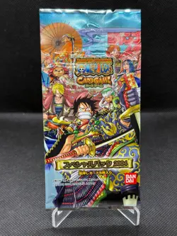 Carddass EX One Piece Special Pack 2004, Jump Fest 5 foil stamped cards, Sealed - Image 1