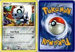Pokemon Card - Aron 57/111 Rising Rivals Common Moderately Played - Image 3