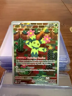 Pokemon TCG Maractus 160/159 Illustration Rare Journey Together NM - Image 1