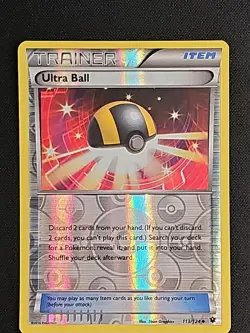 Ultra Ball 113/124 Fates Collide Reverse Holo Pokemon TCG NM - Image 1