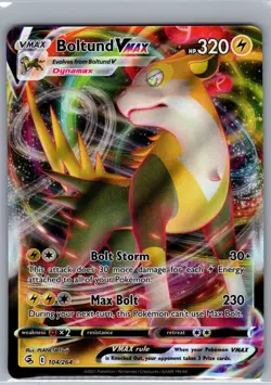 Boltund VMAX 104/264 SWSH08: Fusion Strike - Pokemon Card - NM - Image 1