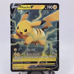 Pikachu V SWSH063 NM Black Star Promo Holo Foil Pokemon TCG Card SWSH63 SWSH 63 - Image 1
