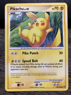 Pikachu 70/100 Stormfront (EN) Pokemon TGC Regular Common - Image 1