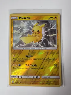 Pikachu REVERSE HOLO card 66/236 Sun & Moon Cosmic Eclipse 2019 Pokemon TCG NM - Image 2