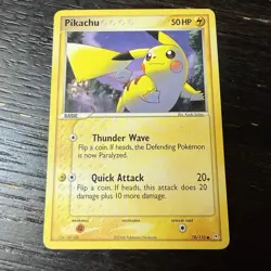 Pikachu - 78/110 - Common - English Pokemon EX Holon Phantoms - LP - Image 1