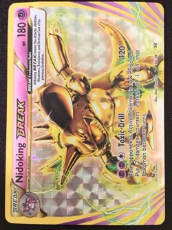 Nidoking BREAK Holo Rare BREAK XY - Evolutions 46/108 Pokemon TCG LP - Image 1