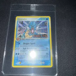 Pokemon TCG Gyarados 8/107 EX Deoxys Stamped Reverse Holo NM 2005 - Image 1