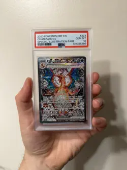 2023 POKEMON OBF EN-OBSIDIAN FLAMES #223 CHARIZARD EX PSA 10 - Image 1