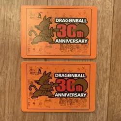 Dragon Ball Card 30th Anniversary MAJIN SAIYAJIN Set of 2 Rare - Image 5