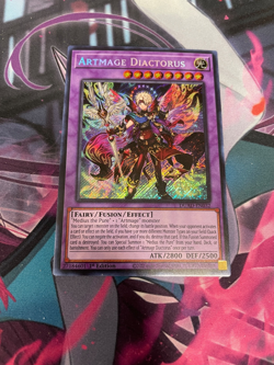 YUGIOH - ARTMAGE DIACTORUS - SECRET RARE - DUAD - 1ST ED - NM - Image 1
