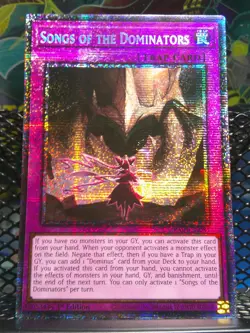 Songs of the Dominators RA05-EN081 Starlight Rare 1st Edition NM Yu-Gi-Oh! TCG - Image 1